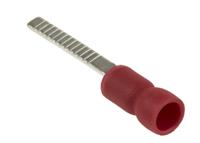 178-7250 RS PRO Insulated Crimp Blade Terminal 18mm Blade Length, 0.5mm² to 1.5mm², 22AWG to 16AWG, Red