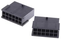 43020-1201 Molex, Micro-Fit 3.0 Male Connector Housing, 3mm Pitch, 12 Way, 2 Row