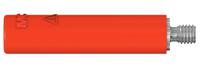 231031-22 Staubli Red Female Banana Socket, 4 mm Connector, Screw Termination, 32A, 600V, Nickel Plating