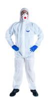 wl-c-04 Medicom White Coverall, XL