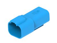dt04-4p-tn07 TE Connectivity, DT04-4P Automotive Connector Plug Blue Cable 4 Way, Cable Termination DT04-4P-TN07