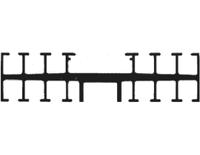 6w-1rs AAVID THERMALLOY Heatsink, Universal Rectangular Alu, 1.1K/W, 152 x 130 x 32mm