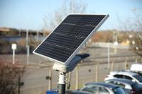 ss3000 TradeTuff Eco Solar, Solar Powered Solar Powered LED Floodlight, 30 LED, 80 W, 3000 lm, IP65 Microwave, 12.8 V