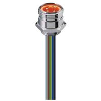 11631-rsf-40135-02 Lumberg Automation Circular Connector, 4 Contacts, Front, 7/8 in Connector, Plug, Male, IP68, RSF Series