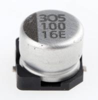 nace101m16v63x55tr13f NIC Components 100μF Aluminium Electrolytic Capacitor 16V dc, Surface Mount - NACE101M16V6.3X5.5TR13F