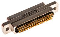 mwdm2l-37ps Glenair MWDM 37 Way Panel Mount D-sub Connector Plug