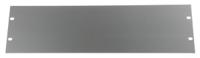 m6019001 METCASE Grey Aluminium Front Panel, 3U, 95HP, 482.6 x 132.5mm