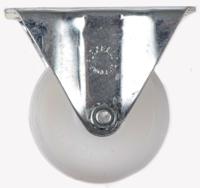 420-3382 Flexello Fixed Castor Wheel, 130kg Capacity, 75mm Wheel