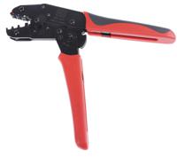 399-2019 RS PRO Hand Ratcheting Crimp Tool for Insulated DIN terminals red, blue, yellow, 0.75 → 6mm² Wire