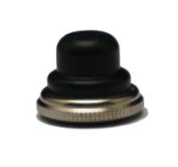 201729221 EOZ Black Push Button Cap for Use with 10 mm Push Button, 18 (Dia.) x 13.7mm