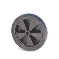 6213012010 Guitel Hervieu Black Rubber Quiet Operation Trolley Wheel, 120kg
