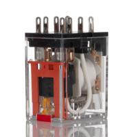 my2in-gs-r-ac48 Omron Plug In Latching Power Relay, 48V ac Coil, 10A Switching Current, DPDT
