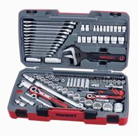 tm127 Teng Tools 127 Piece Automotive Tool Kit with Case