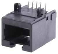 ss-600000-010 Bel-Stewart SS-60000 Series Female RJ45 Connector, Through Hole, Cat6 Right Angle 8P8C -Way