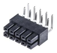 ips1-105-01-l-d-ra Samtec IPS1 Series Right Angle Surface Mount PCB Socket, 10-Contact, 2-Row, 2.54mm Pitch, Through Hole Termination