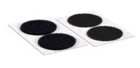 vel-ec60248 Velcro Black Hook & Loop Tape, 45mm x 45mm