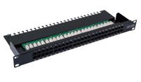 143-846 RS PRO Cat3 50 Port RJ Patch Panel UTP 1U Black