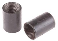 608-187 RS PRO Coupler, Conduit Fitting, 25mm Nominal Size, Steel, Black