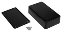 192-0796 RS PRO Black ABS Enclosure, IP54, IK06, 124 x 71.5 x 38mm