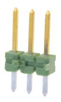 825433-3 TE Connectivity AMPMODU MOD II Series Straight Through Hole Pin Header, 3 Contact(s), 2.54 mm Pitch, 1 Row, Unshrouded