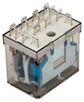 563490240000 Finder Plug-In Mount Power Relay, 24V dc Coil, 12A Switching Current, 4PDT