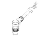 1200658740 Molex Male Cordset, 10 m