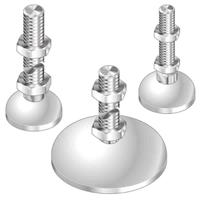 3842536470 Bosch Rexroth M12 Thread Steel Adjustable Foot, 10mm Groove