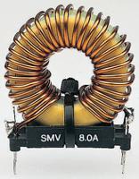 smv40 Roxburgh EMC 210 μH Ferrite Leaded Inductor, 4A Idc, 100mΩ Rdc 250 V ac, SMV