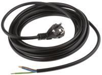 147705011 Kopp Unterminated Type F German Plug Power Cord, 5m