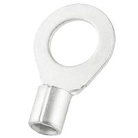 270-7472 RS PRO Uninsulated Crimp Ring Terminal, 10.5mm Stud Size, 10mm² to 10mm² Wire Size, Silver
