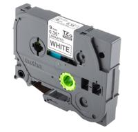 tze-221 Brother Black on White Label Printer Tape, 8 m Length, 9 mm Width