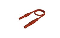 934045101 Hirschmann Test & Measurement Test lead, 32A, Red, 500mm Lead Length