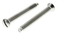 zzp10105 RS PRO Slot M3.5 Raised (Countersunk) Steel Machine Screws DIN 964 x 35.0mm