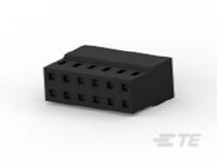 1-2316108-2 TE Connectivity, AMPMODU Female PCB Connector Housing, 2mm Pitch, 12 Way, 2 Row