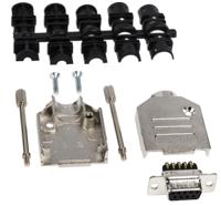 l77d-e09s-st3 Amphenol Communications Solutions 9 Way Panel Mount D-sub Connector Socket
