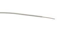 196-4302 RS PRO Grey 0.26mm² Hook Up Wire, 23 AWG, 1/0.6 mm, 100m, PVC Insulation