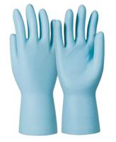 743-7 Honeywell Safety Dermatril P 743 Blue Powder-Free Nitrile Disposable Gloves, Size 7, 50Gloves per Pack
