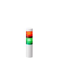 lr4-202wjnw-rg Patlite LR4 Series Coloured Signal Tower, 2 Lights, 24 V dc, Direct Mount