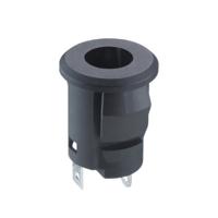1610-06 Lumberg, 1610 DC Socket Rated At 2A, 30 V, Snap-In, length 14.4mm, Tin