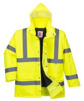 918-5958 Portwest Yellow Men Hi Vis Bomber Jacket, XL