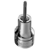 sxm45 Facom 1/2 in Drive Bit Socket, Torx, T45, 60 mm Overall Length