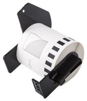 dk22606 Brother Yellow Label Roll, 62mm Width, 1 Roll Qty