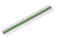 3-826949-2 TE Connectivity AMPMODU MOD II Series Right Angle Through Hole Pin Header, 32 Contact(s), 2.54 mm Pitch, 1 Row,