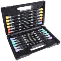 706-5 Bahco Hexagon; Phillips; Pozidriv; Slotted; Torx Precision Screwdriver Set, 24-Piece