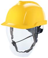 gvf2a-c0a0000-000 MSA Safety V-Gard 950 Class 1 Yellow Safety Helmet with Chin Strap, Adjustable