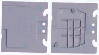 1sna113102r1000 Entrelec SCF Series End Cover for Use with DIN Rail Terminal Blocks
