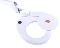 146-5486 RS PRO LED Magnifying Lamp with Table Clamp Mount, 3dioptre, 125mm Lens Dia., 125mm Lens
