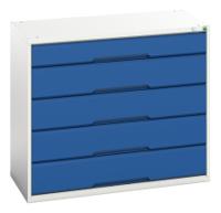 1692521711 Bott 5 Cabinet, Steel, 900mm x 1050mm x 550mm, Blue, Light Grey