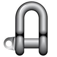 124-4810 RS PRO D-Shackle, Steel
