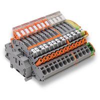2007-8874 WAGO  TOPJOB S Series Grey, Orange, 6mm², 1-Level, Push In Termination